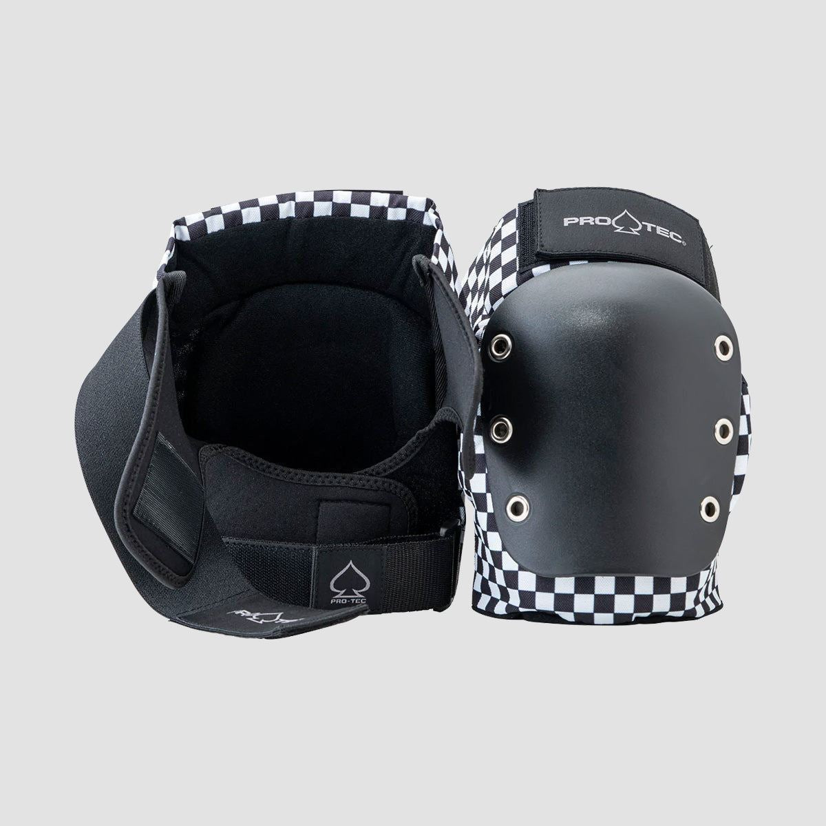 Protec Street Open Back Knee Pads Checker