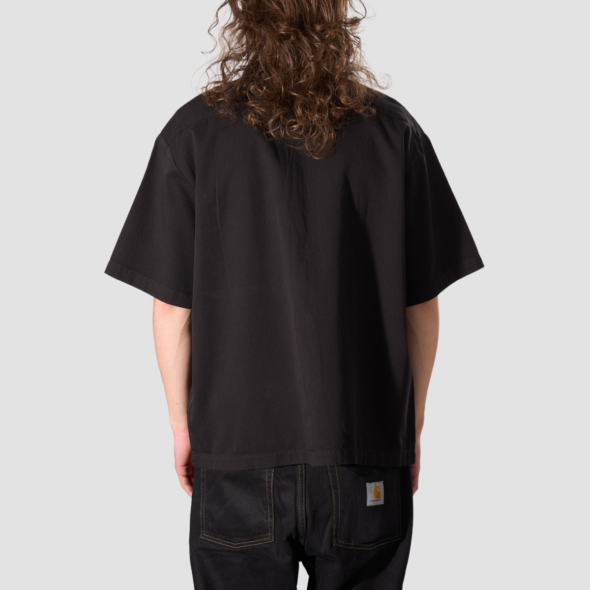 Dickies 247 Garment Dyed Short Sleeve Work Shirt Black