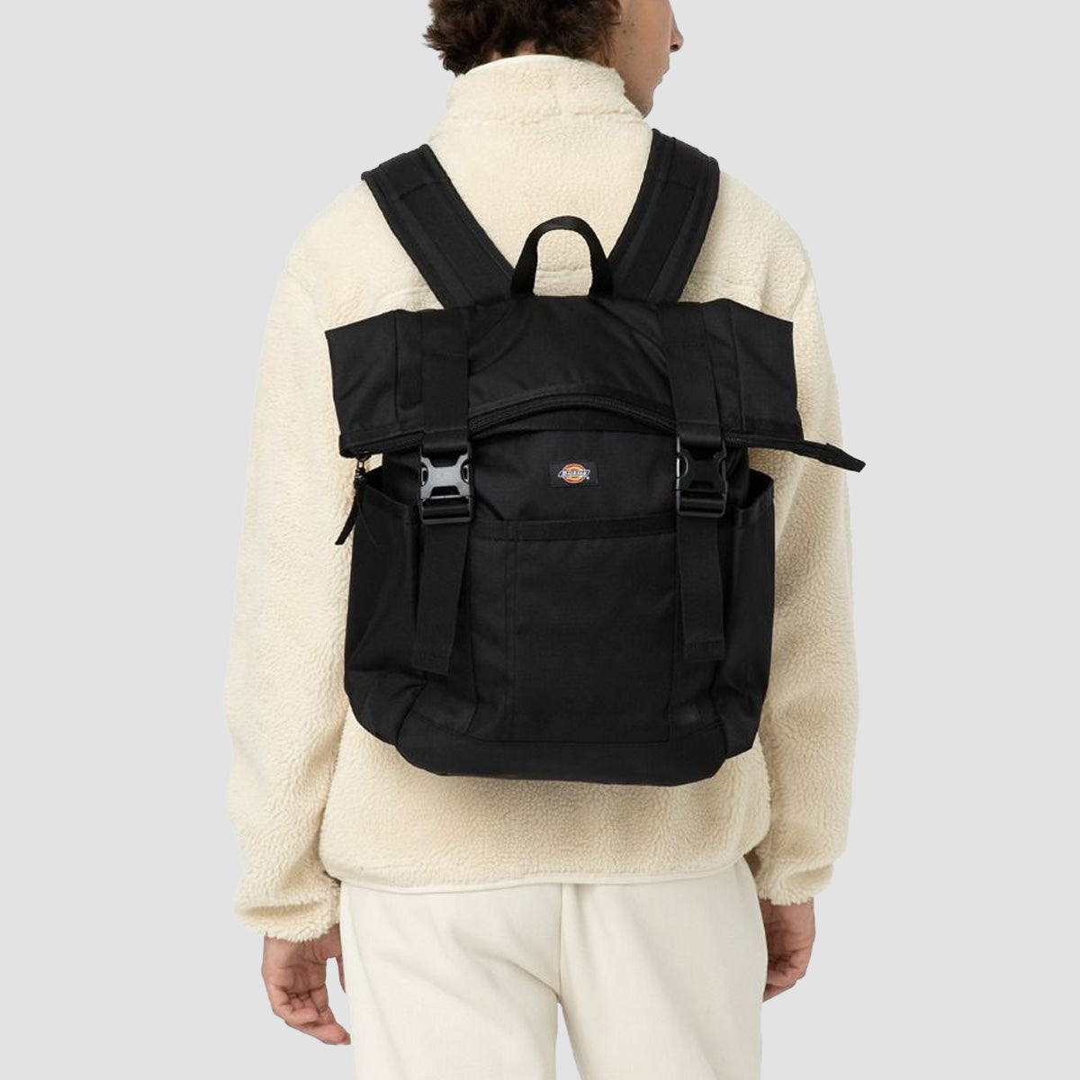 Dickies Ashville Roll Top Backpack Black