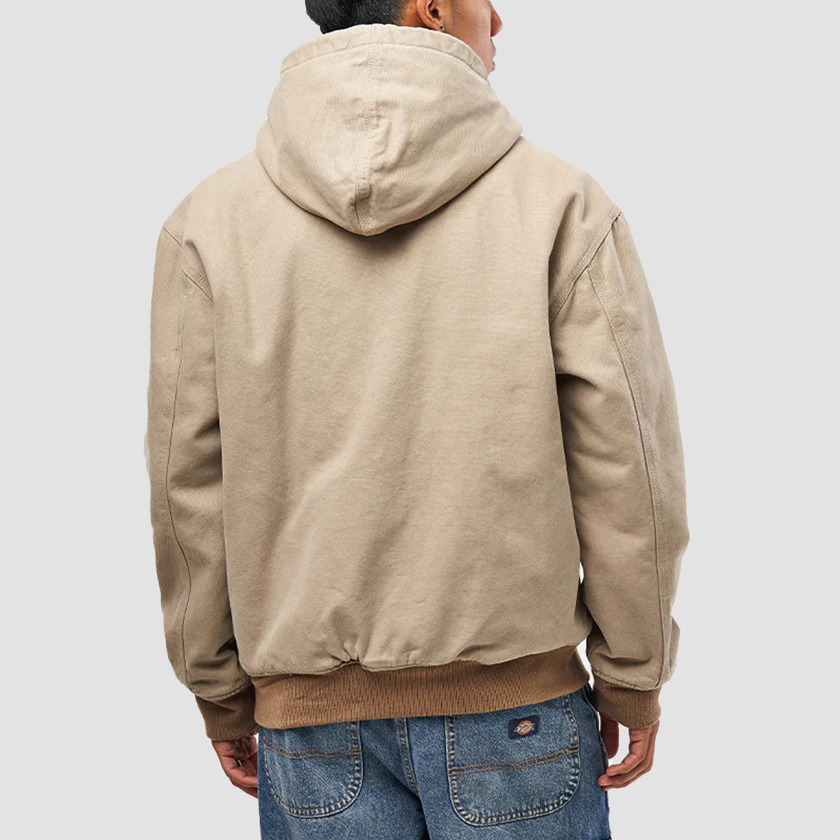 Dickies Hilham Hooded Canvas Jacket Desert Sand