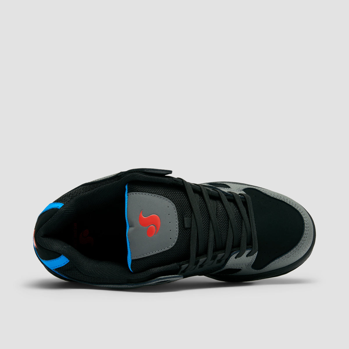 DVS Celsius Shoes - Black/Blue/Fiery Red Nubuck