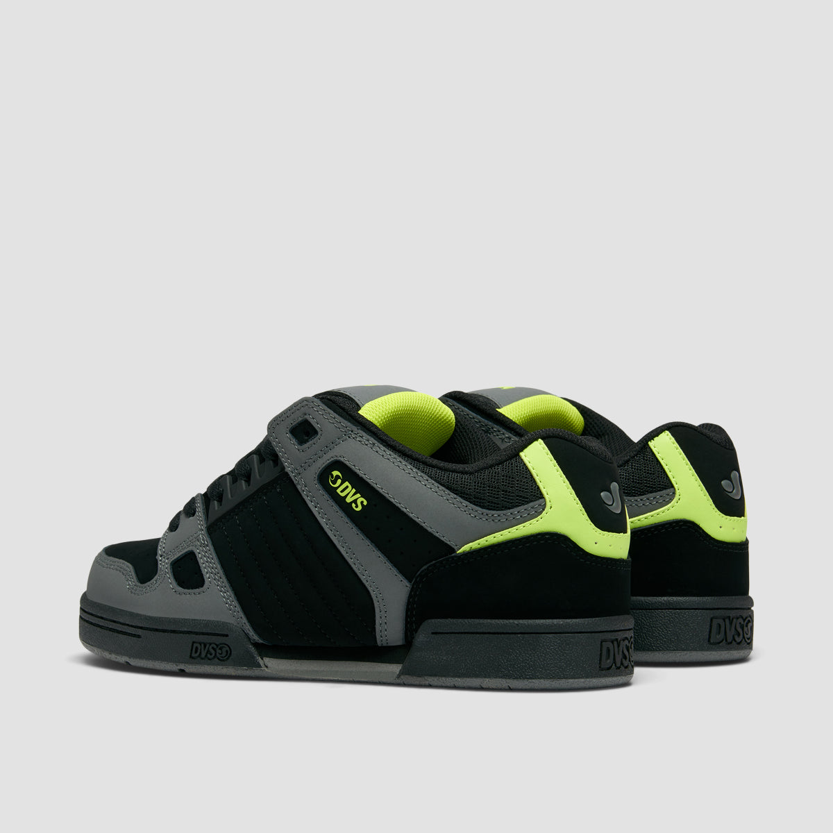 DVS Celsius Shoes - Black/Charcoal/Lime Nubuck