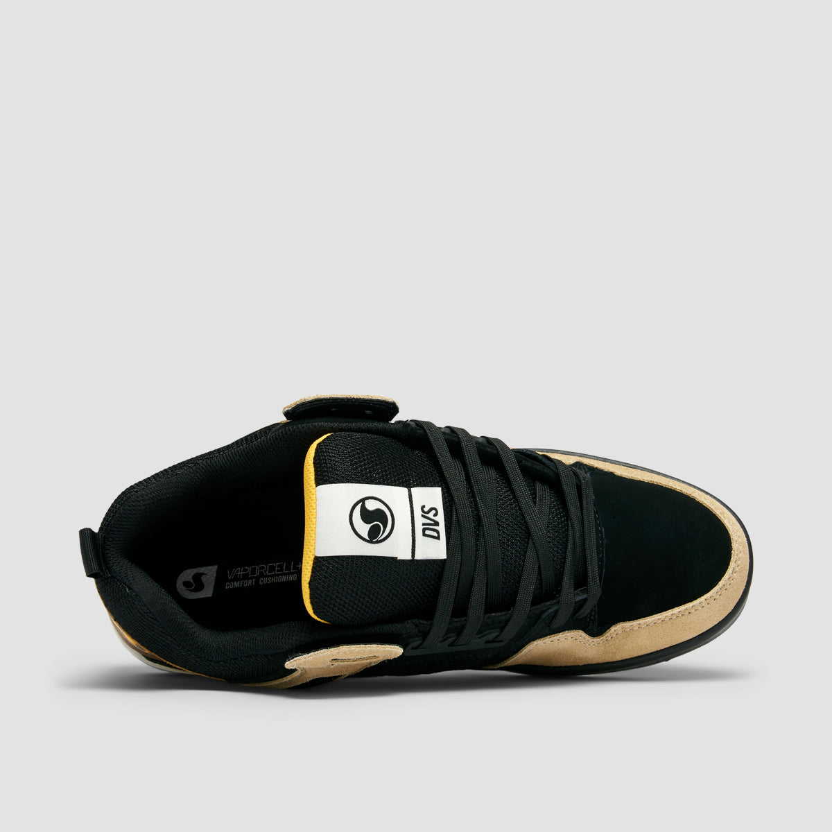 DVS Comanche 2.0+ Shoes - Black/Tan/Yellow Suede