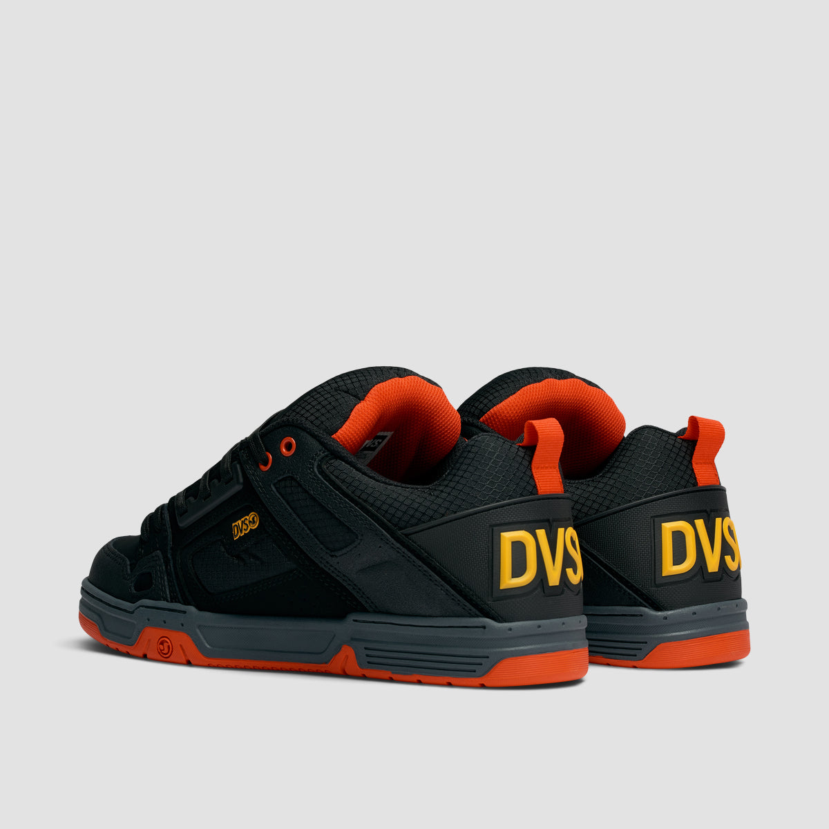 DVS Comanche Shoes - Black/Yellow/Fiery Red Nubuck