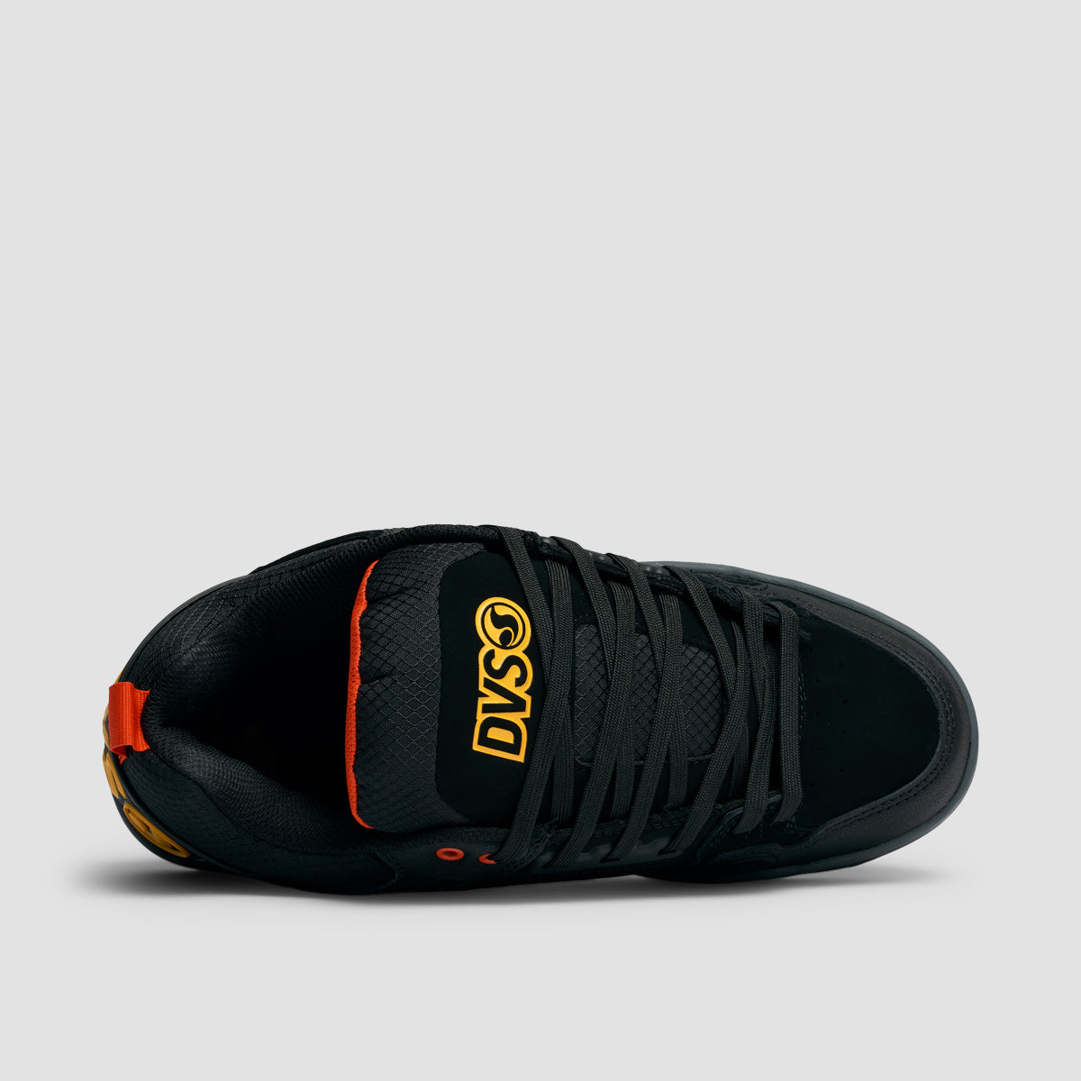 DVS Comanche Shoes - Black/Yellow/Fiery Red Nubuck