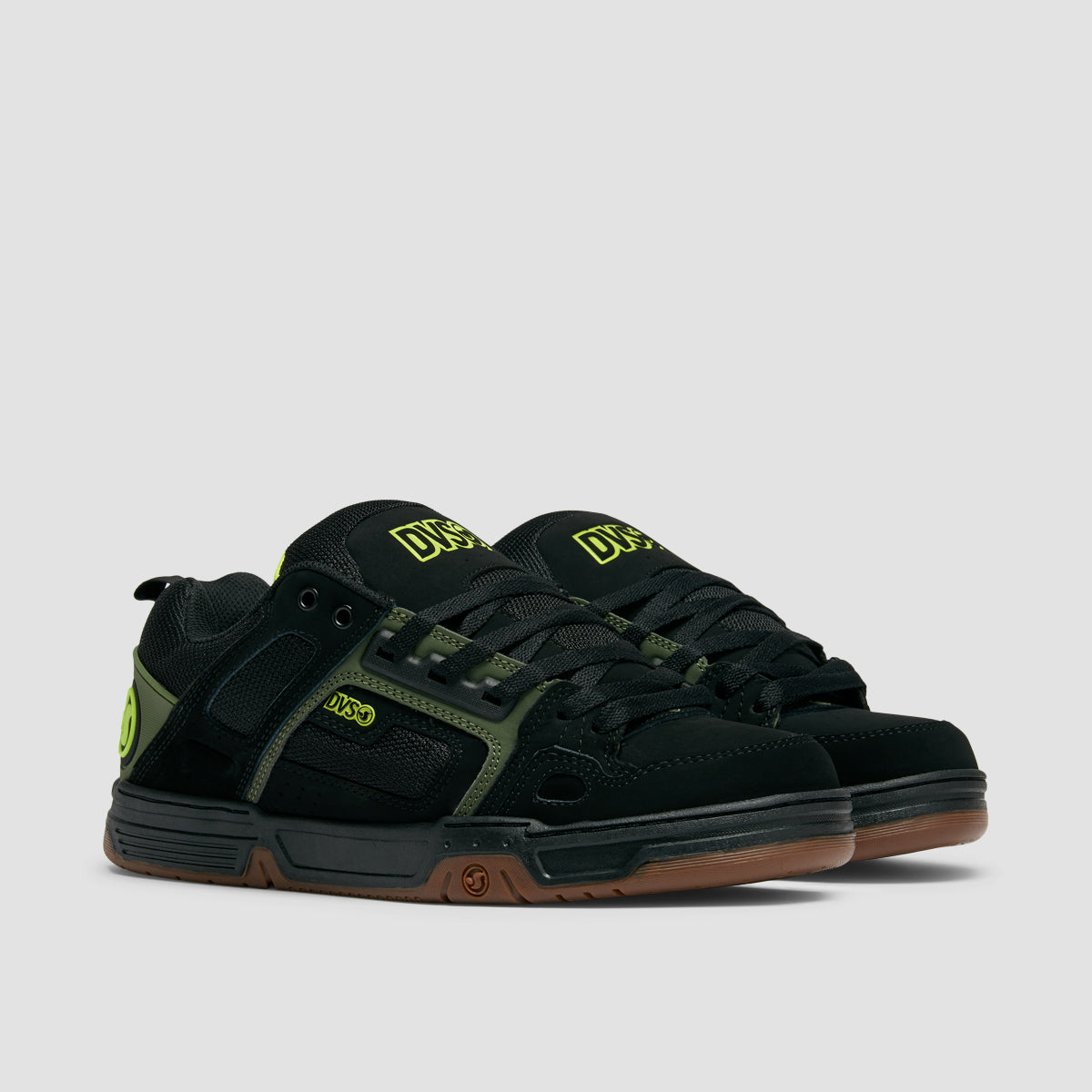 DVS Comanche Shoes - Black/Olive/Gum Nubuck