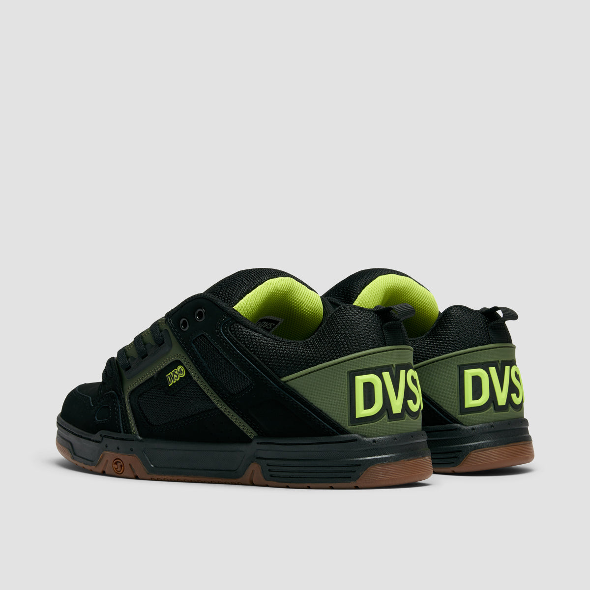 DVS Comanche Shoes - Black/Olive/Gum Nubuck