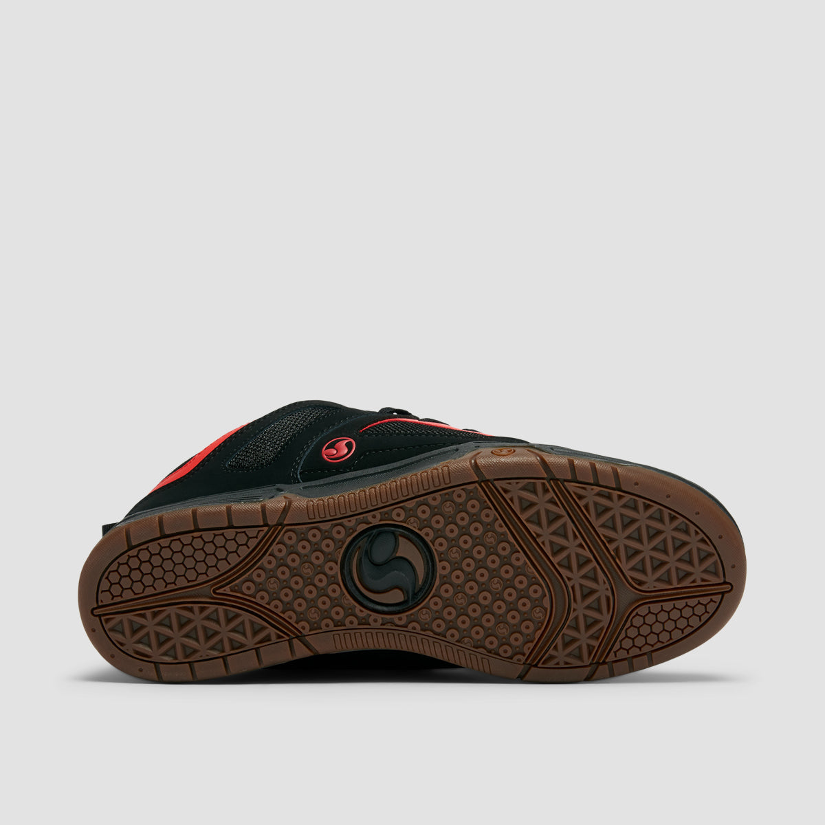 DVS Gambol Shoes - Black/Red/Gum Nubuck