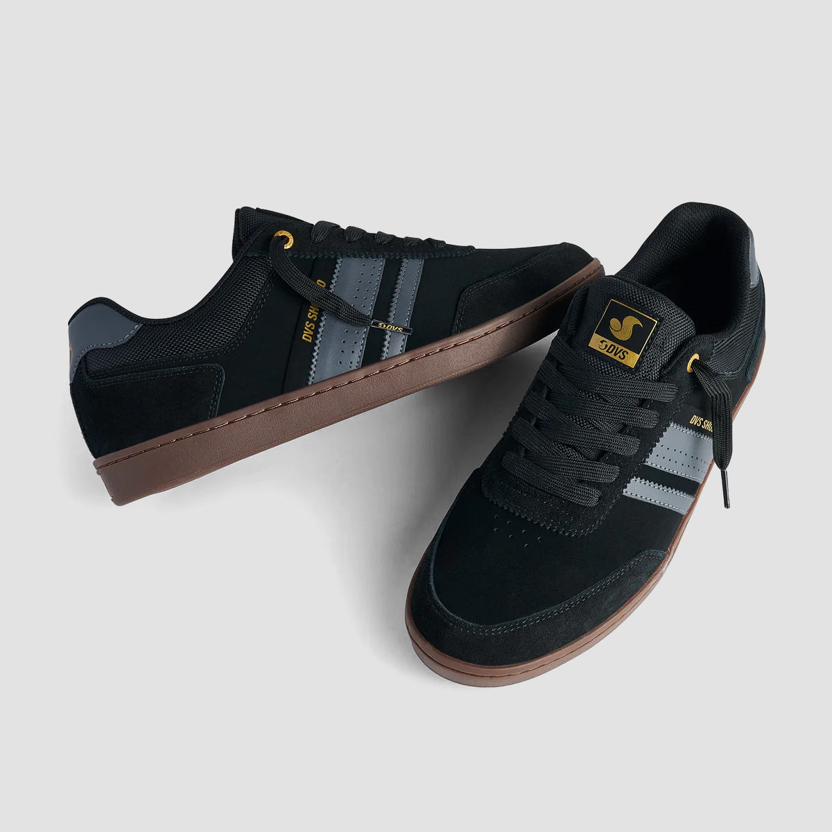 DVS Milan ST Shoes - Black/Black/Gum