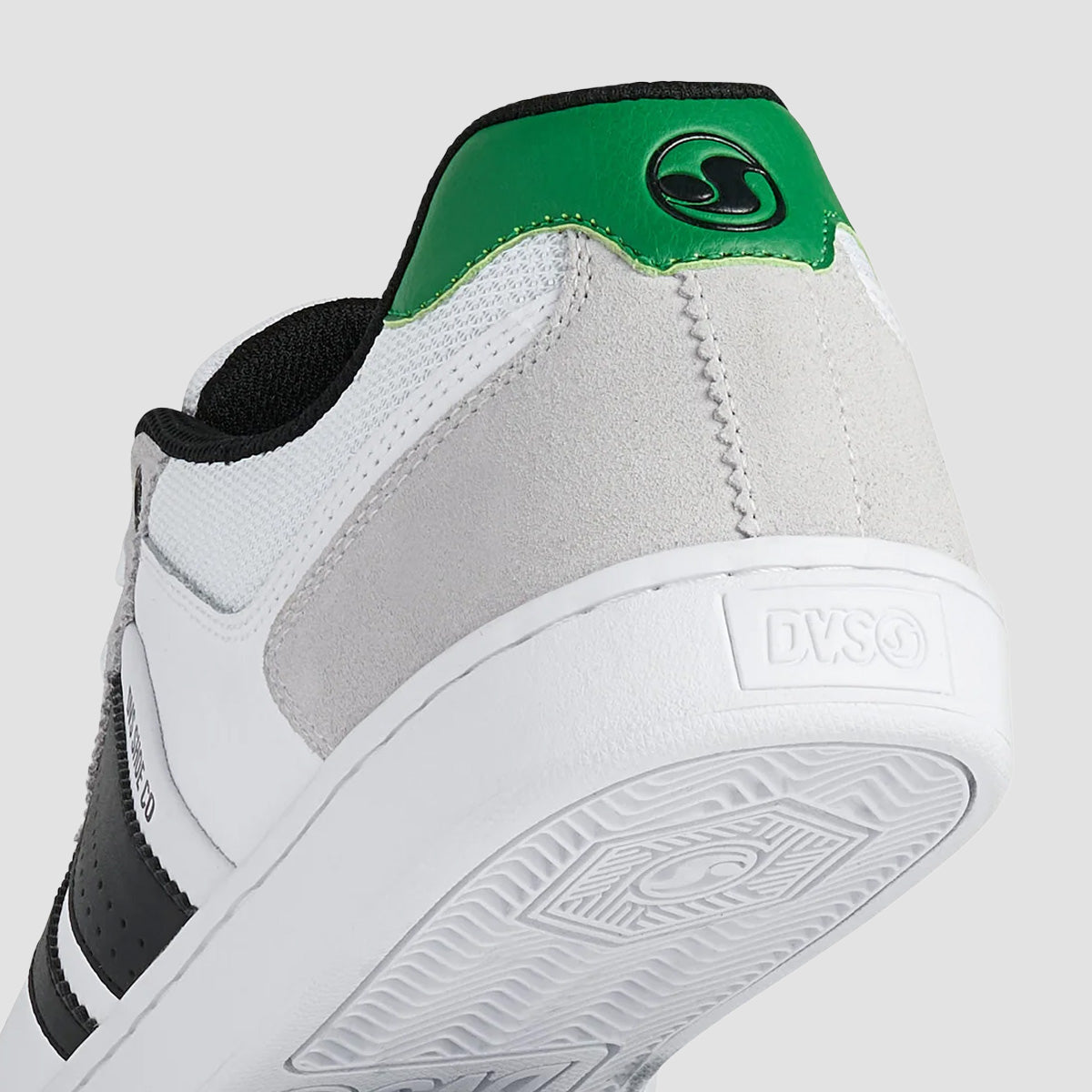 DVS Milan ST Shoes - White/Black/Green