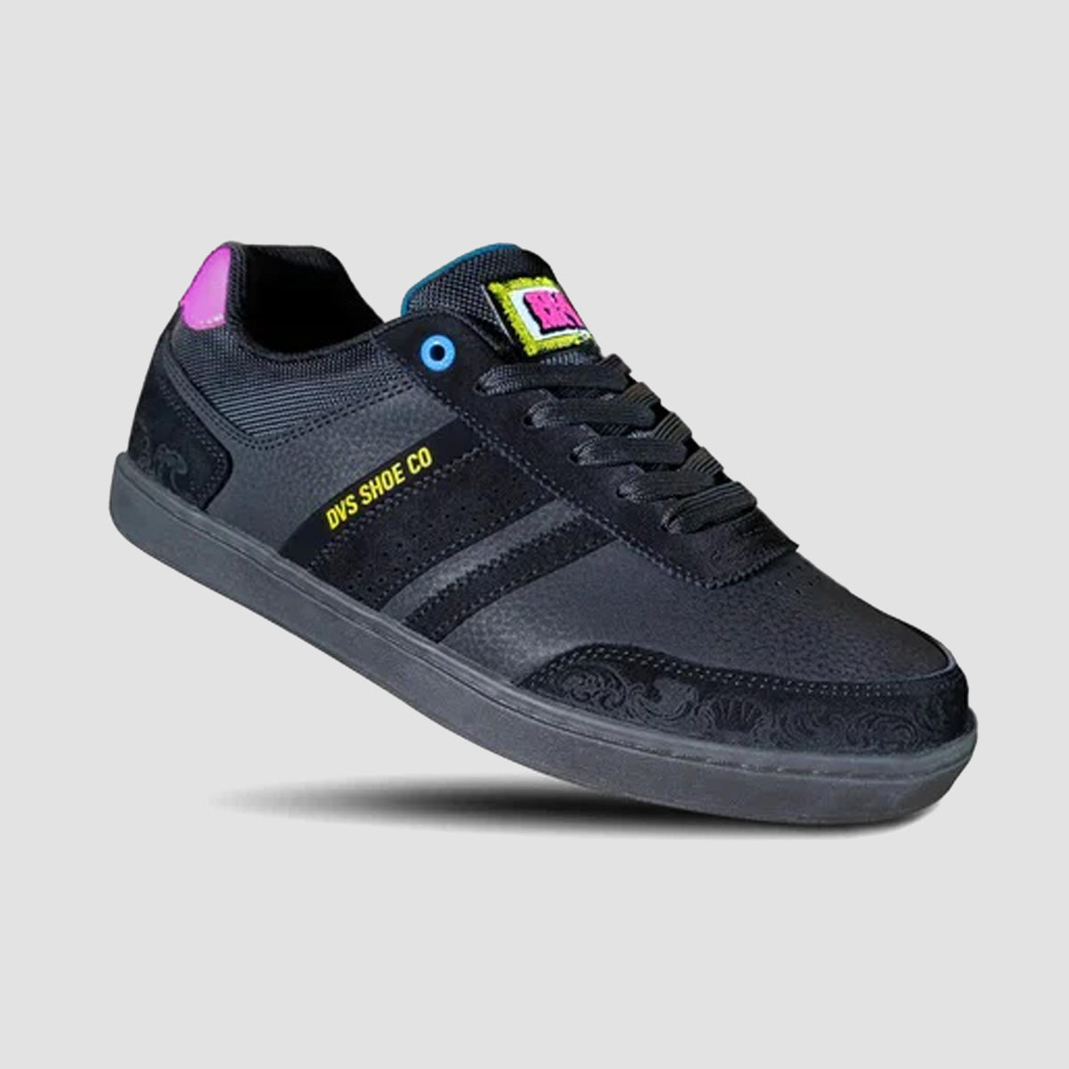 DVS Milan ST Skate More Shoes - Black/Black/Blue