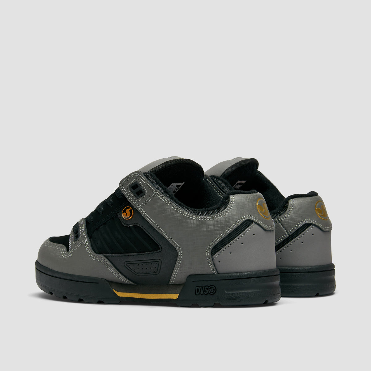DVS Militia Shoes - Charcoal/Black/Gold Nubuck