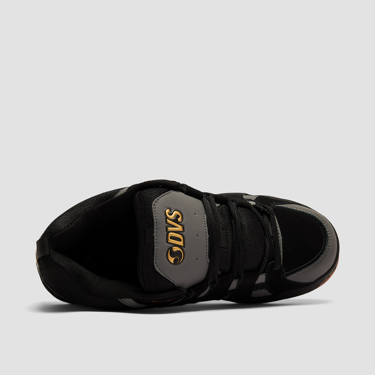 DVS Primo Shoes - Black/Charcoal/Gold Nubuck