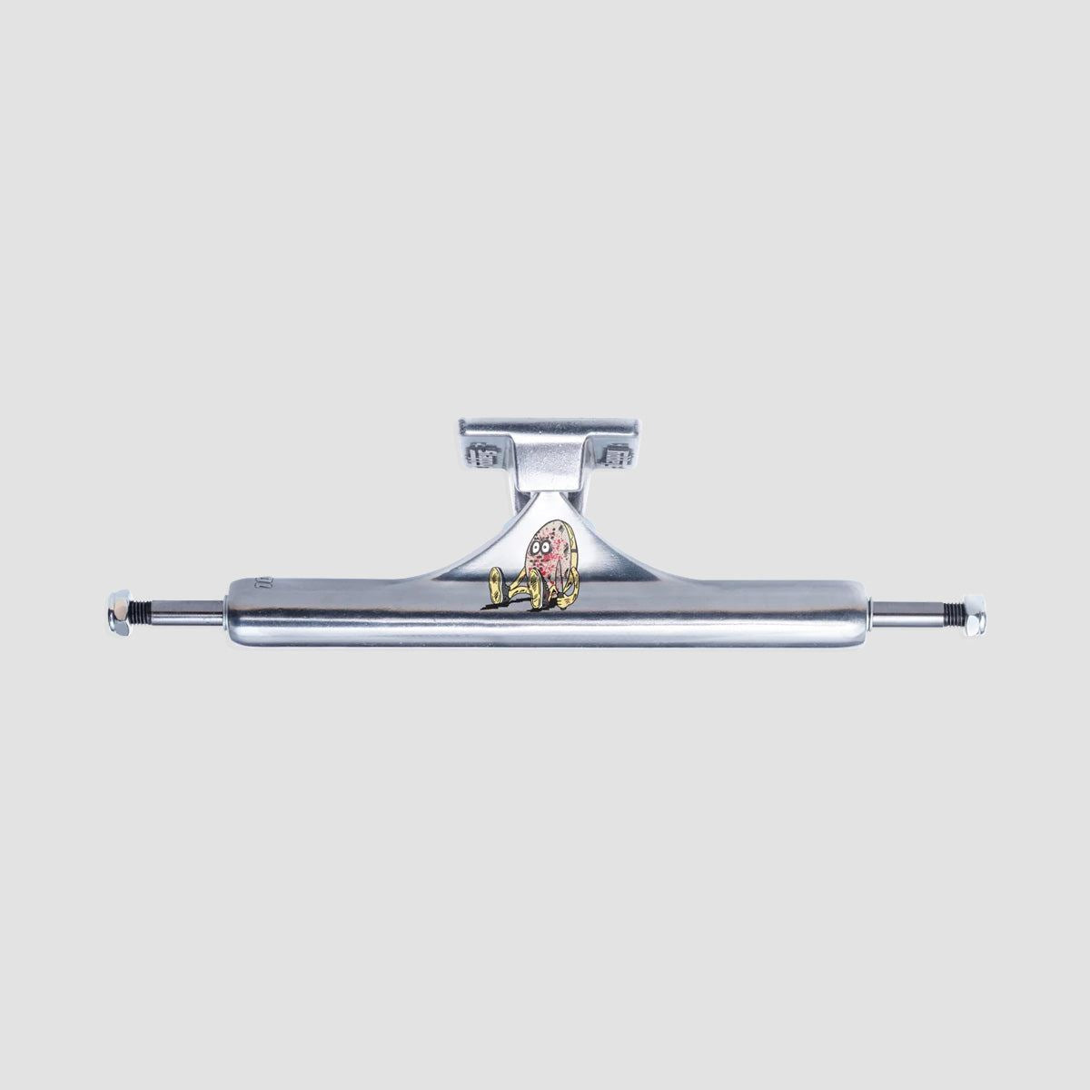 Slappy ST1 Curb Killer II Hollow Inverted Kingpin Skateboard Trucks 1 Pair Polished - 9"