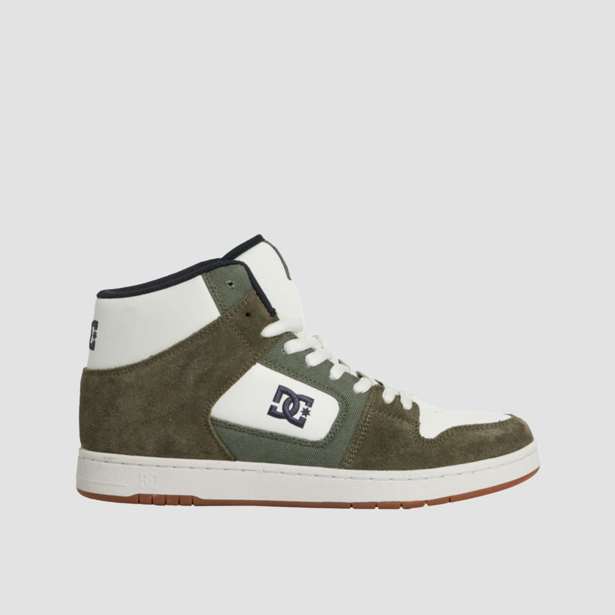 DC Manteca 4 High Top Shoes - Green/Grey/White