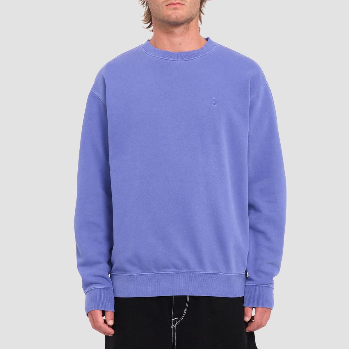 Volcom Single Stone PW Crew Sweatshirt Ballpoint Blue