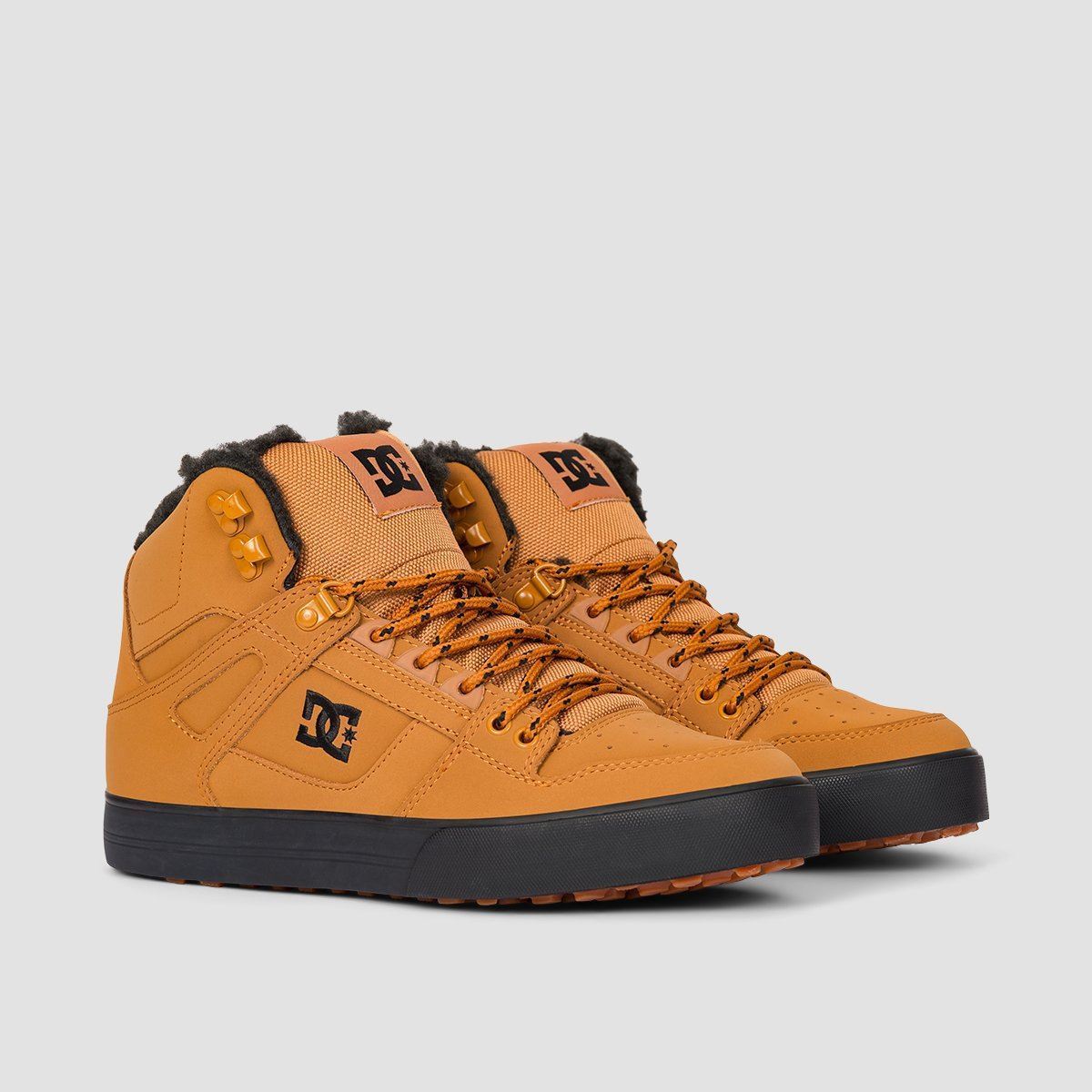 DC Pure High-Top WC WNT Shoes - Wheat/Black