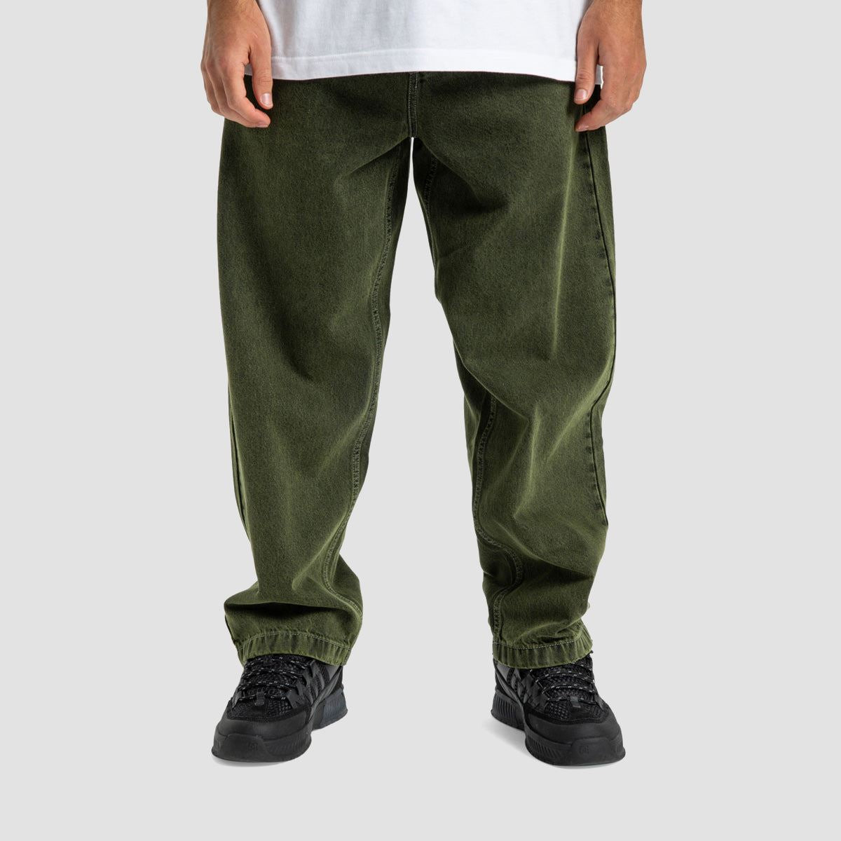 DC Worker Baggy Fit Jeans Bronze Green Rinse