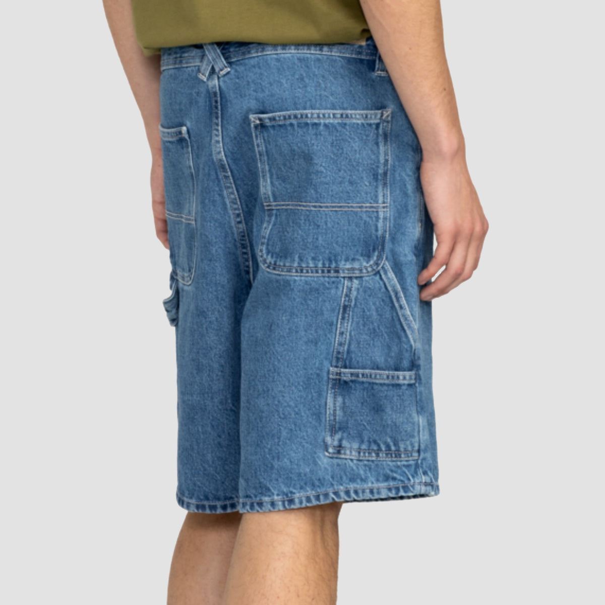 Element Carpenter Denim Shorts Mid Used