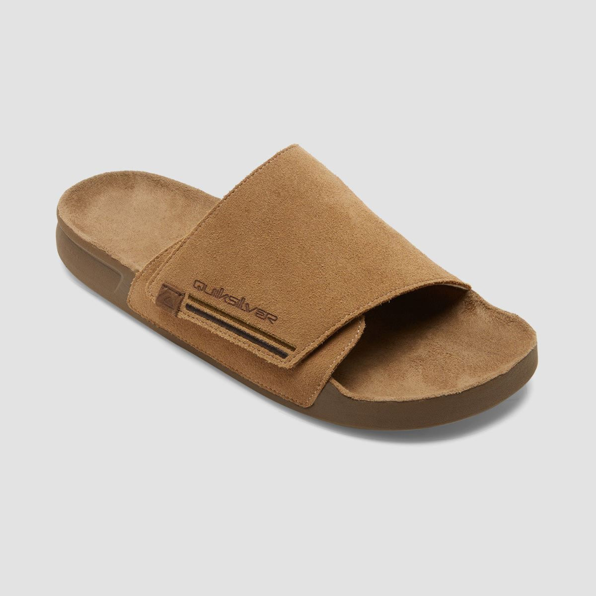 Quiksilver Rivi Vegan Suede Sandals - Tan 1