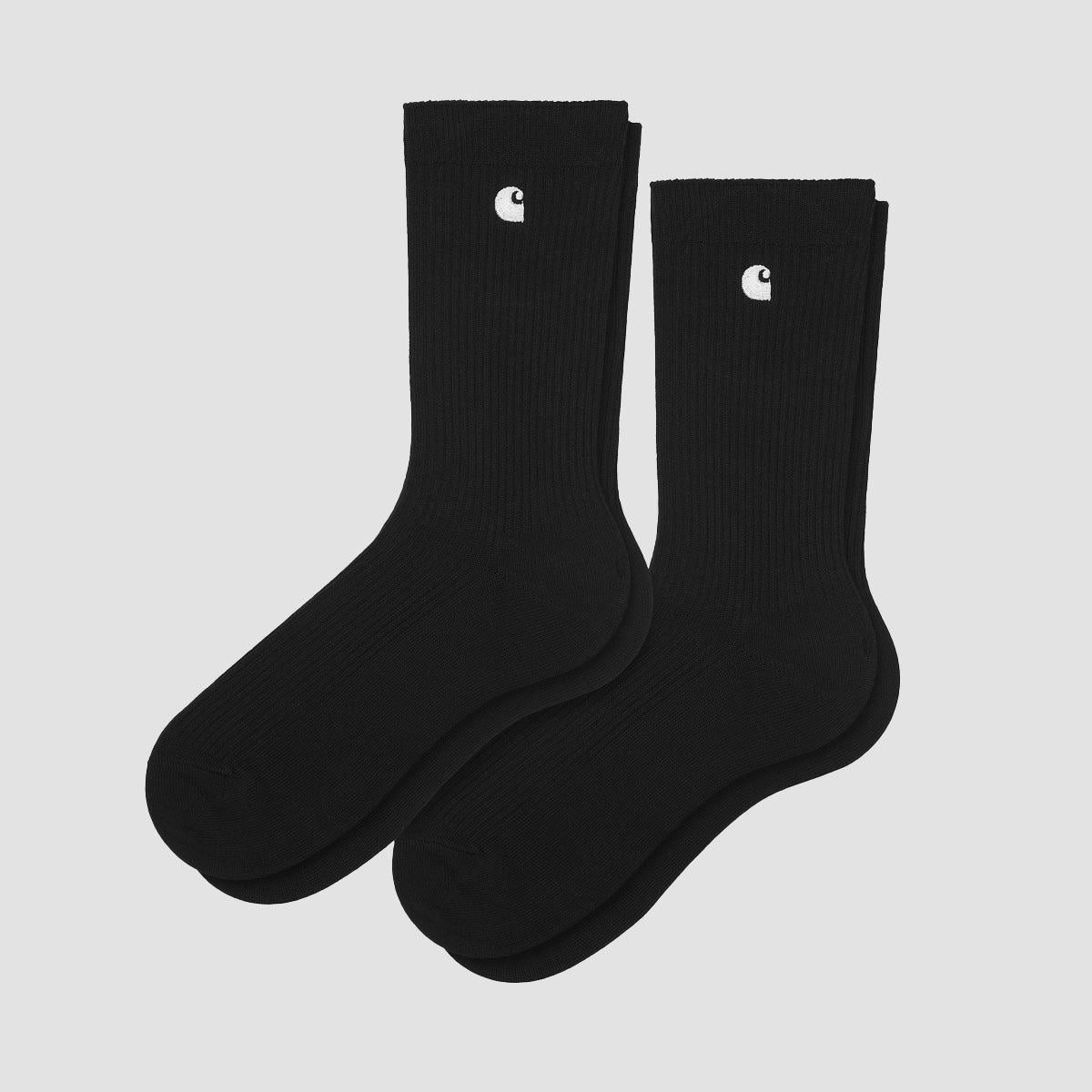 Carhartt WIP Madison Socks 2 Pack Black/White