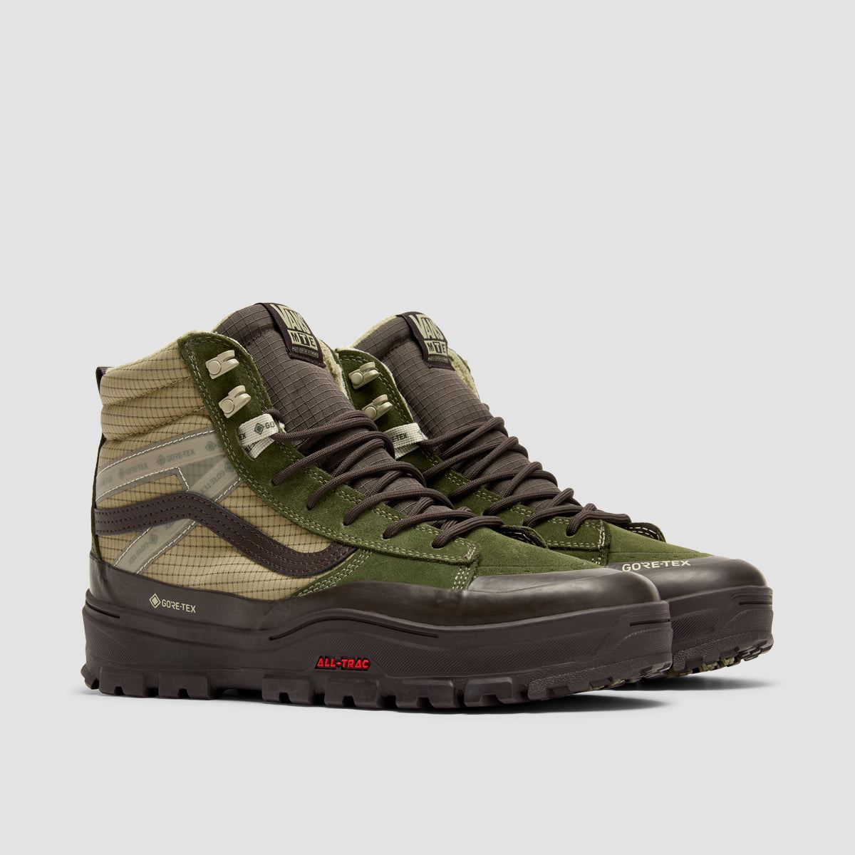Vans Sk8-Hi Gore-Tex Insulated Boots - Dark Green/Dark Brown
