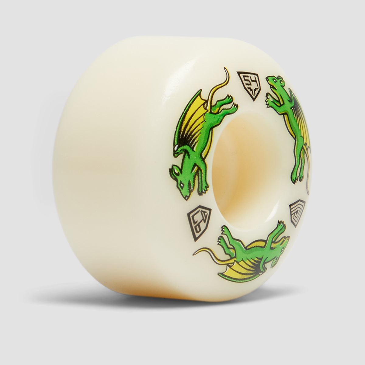 Powell Peralta Dragon Formula Nano Rats 97A V4 Skateboard Wheels White 54x34mm