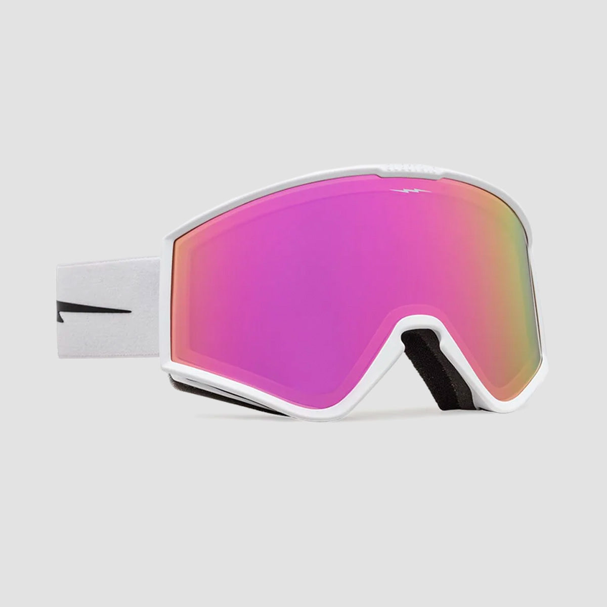 Electric Kleveland Small Snow Goggles Matte White/Pink Chrome With Bonus Lense