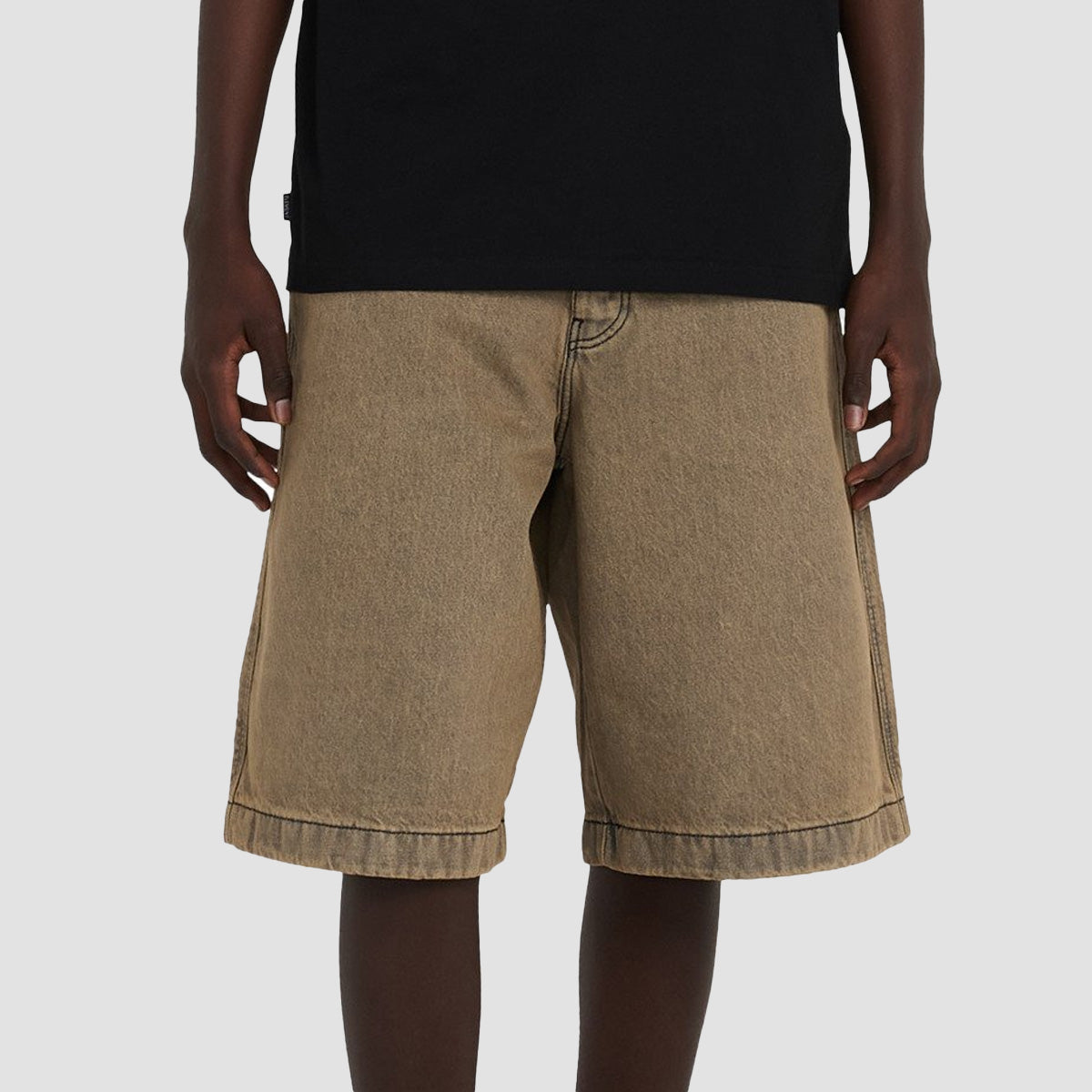 Element 5 Pocket Denim Jort Shorts Brown Tint