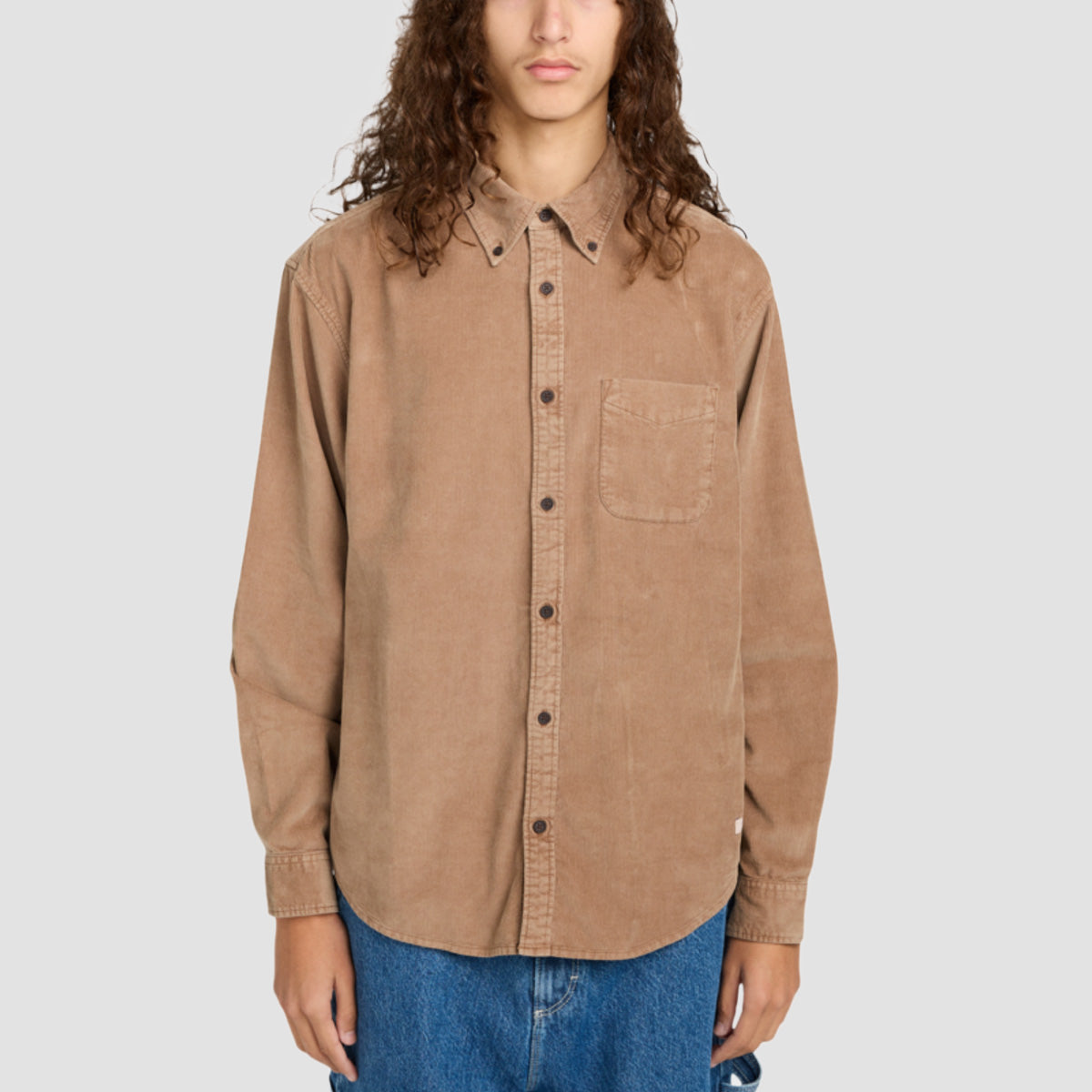 Element Button Down Corduroy Longsleeve Shirt Caribou