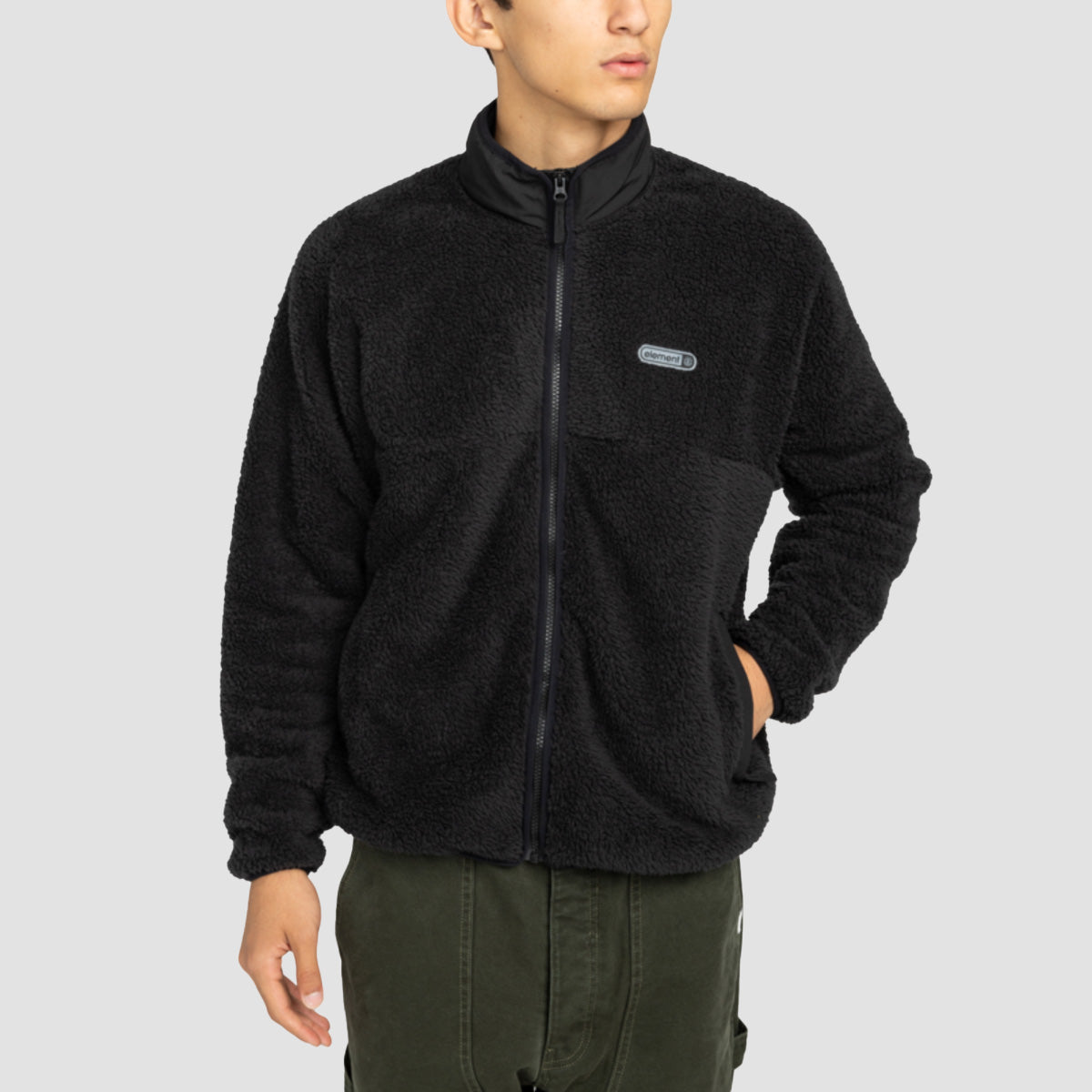 Element Classic Sherpa Fleece Jacket Flint Black