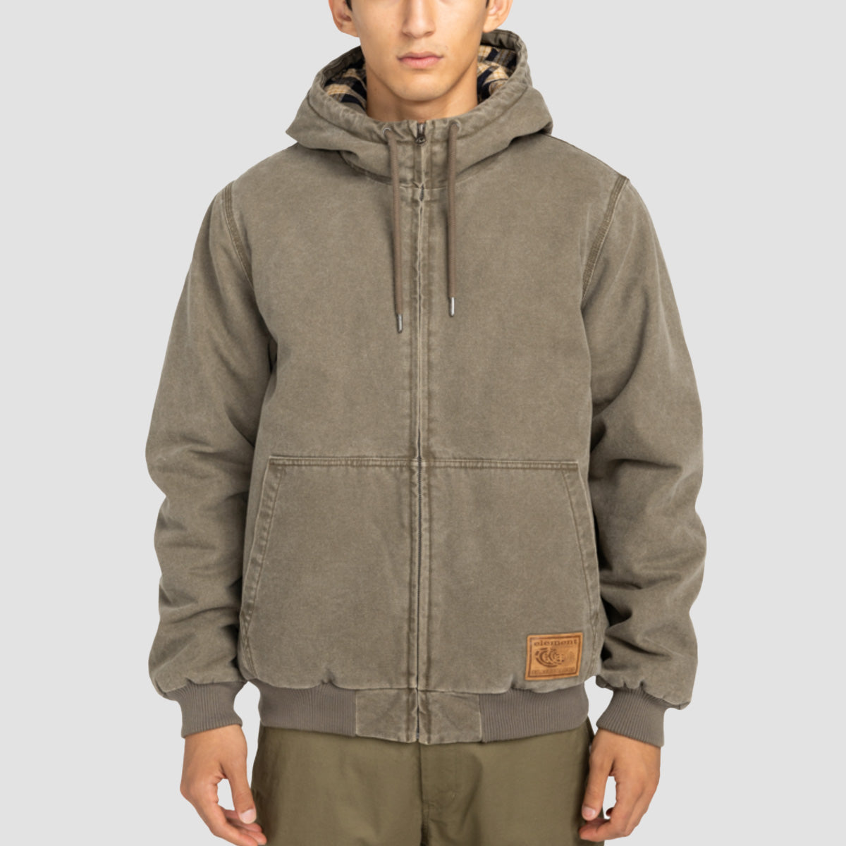 Element Dulcey Canvas Jacket Stone Grey
