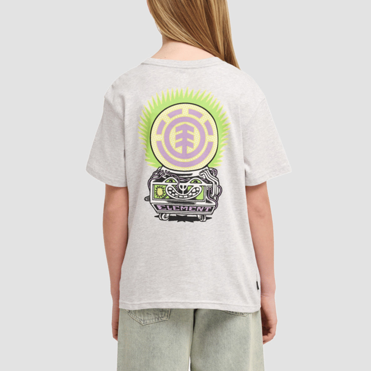 Element Fortune T-Shirt Mid Grey Heather - Kids