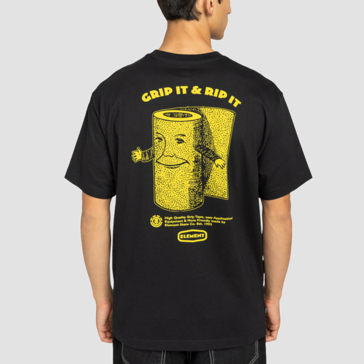 Element Grip It T-Shirt Flint Black