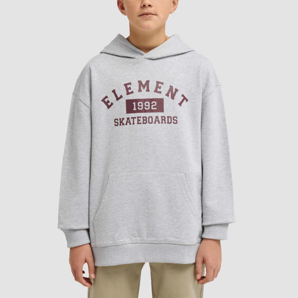 Element Home Team Pullover Hoodie Mid Grey Heather - Kids