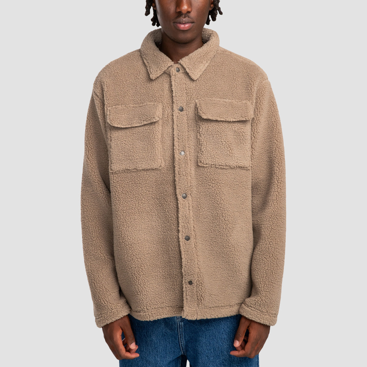 Element Hueco Sherpa Fleece Jacket Walnut