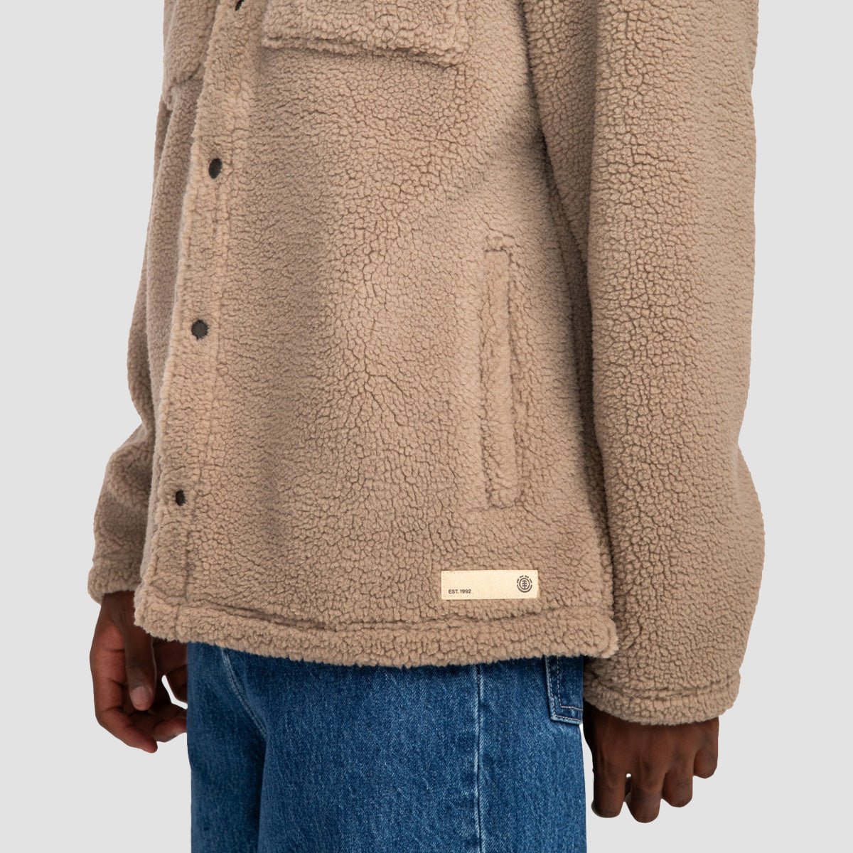 Element Hueco Sherpa Fleece Jacket Walnut