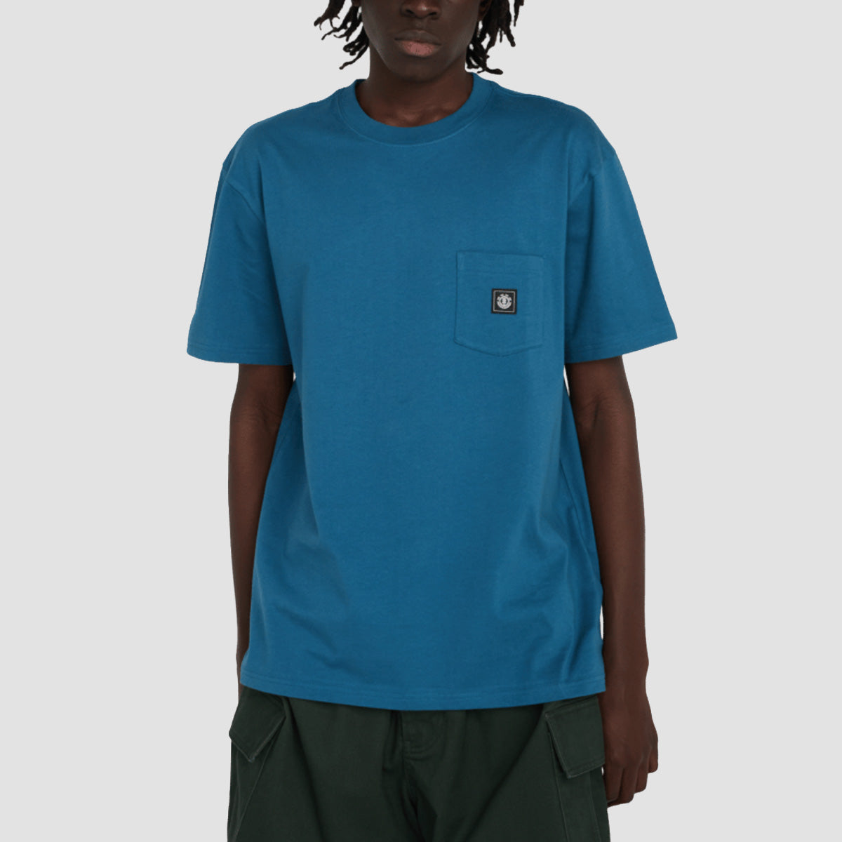 Element Icon Label Pocket T-Shirt Mallard Blue