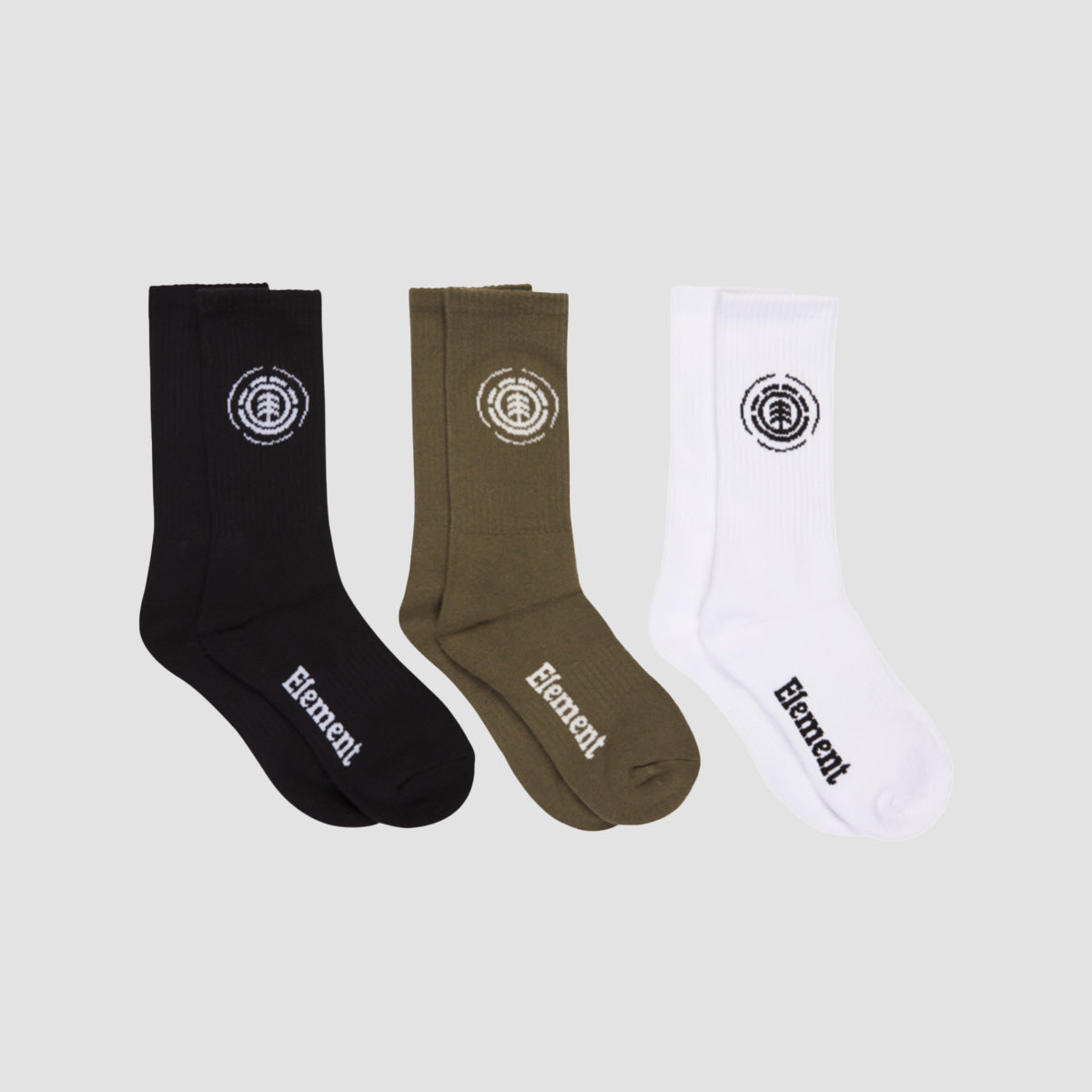 Element Icon Socks 3 Pack Multicolour