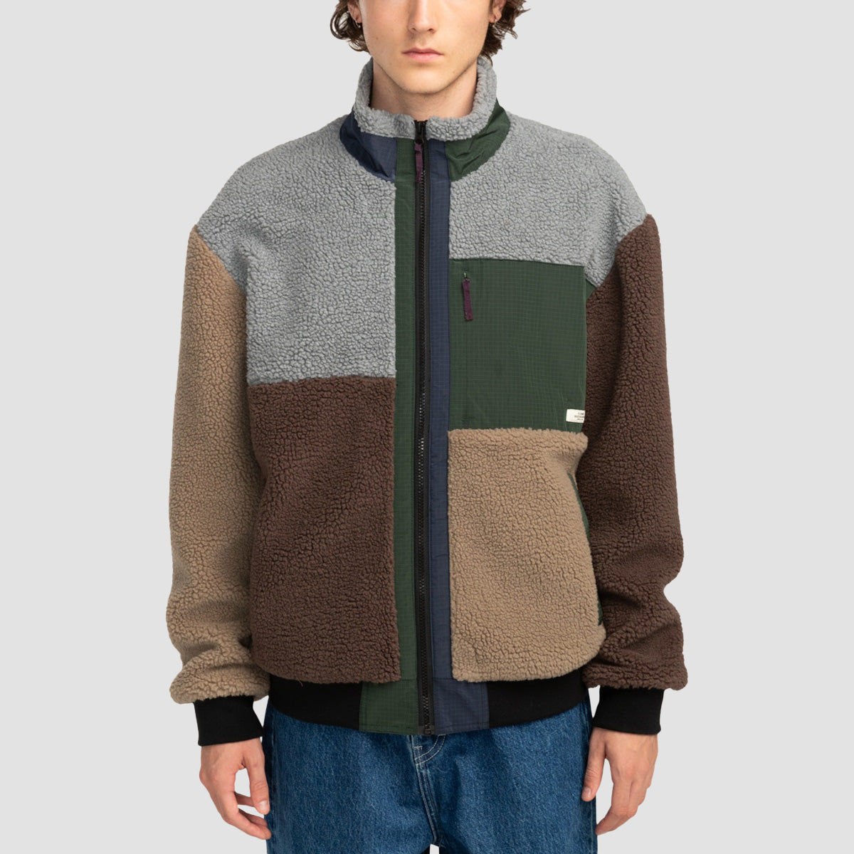 Element Oak Sherpa Fleece Jacket Multicolor