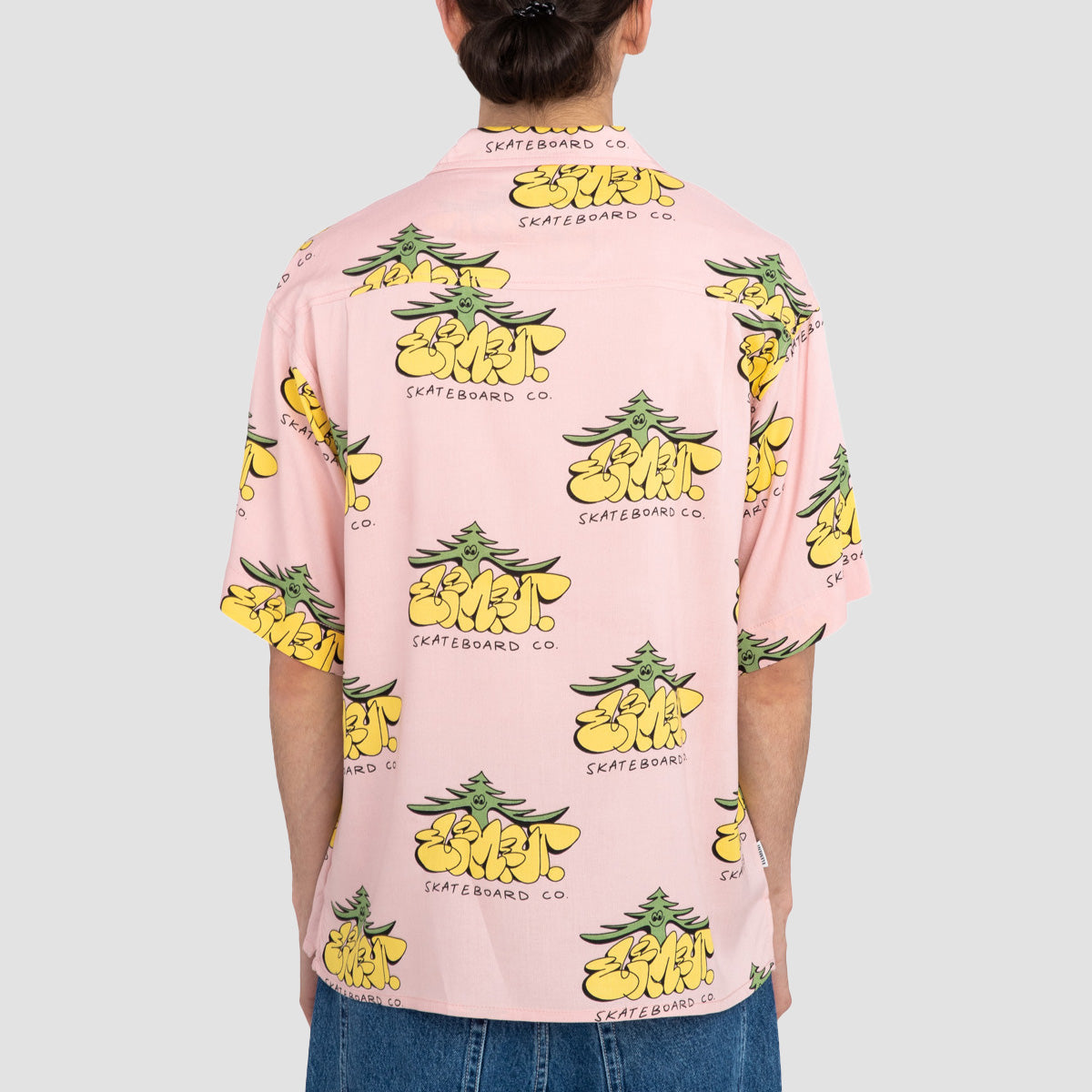 Element Resort Short Sleeve Shirt Woods Pink