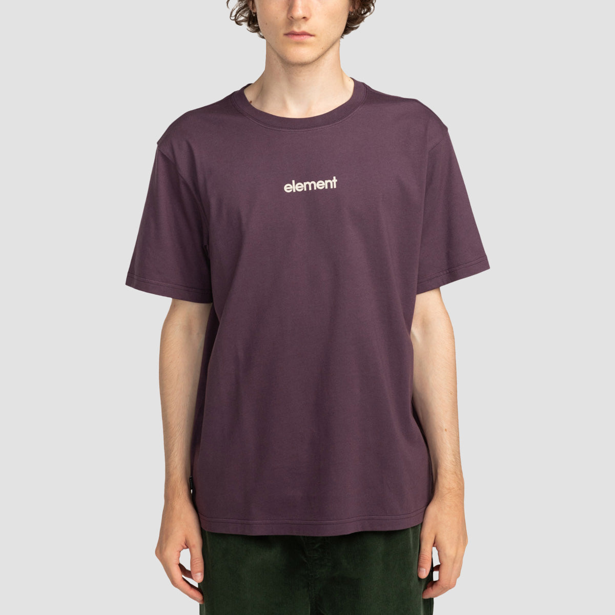 Element Simple Logo T-Shirt Plum Perfect