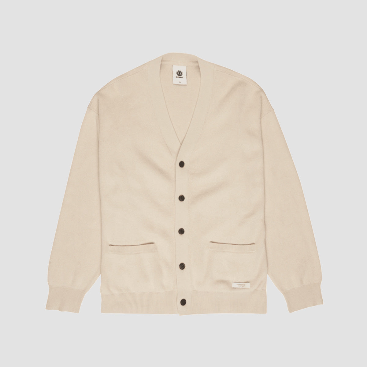 Element Spirit Camo Cardigan Oat Milk