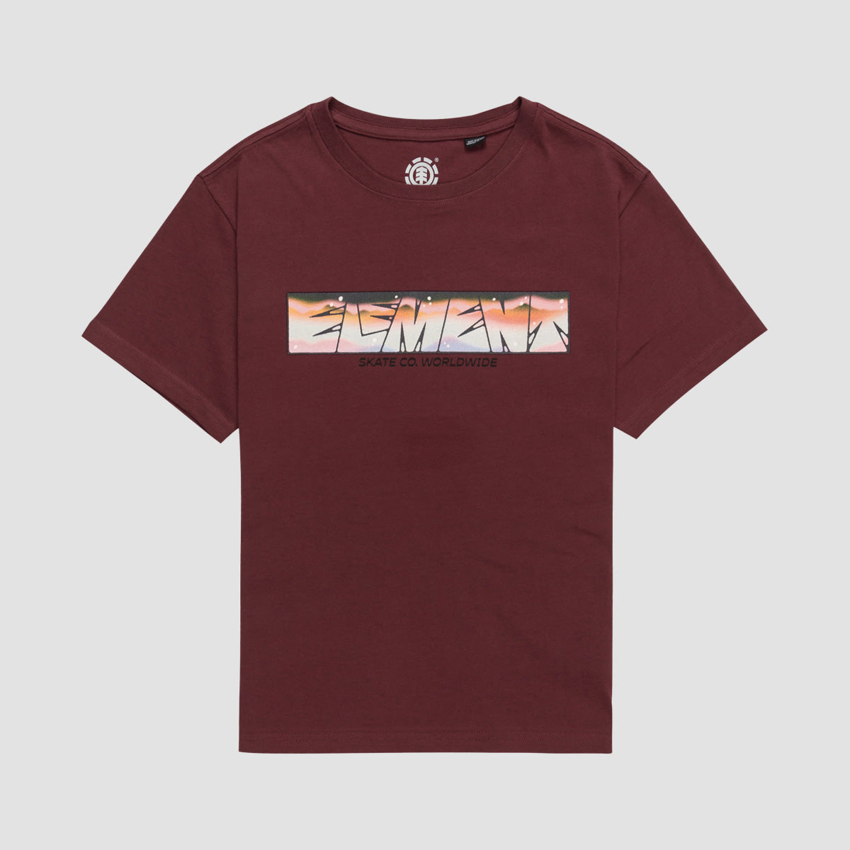 Element Trains T-Shirt Tawny Port - Kids