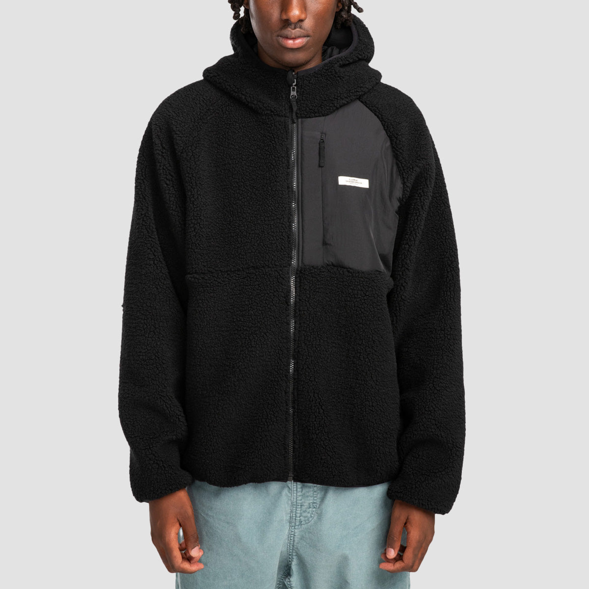 Element Wolfe Reversible Sherpa Jacket Flint Black