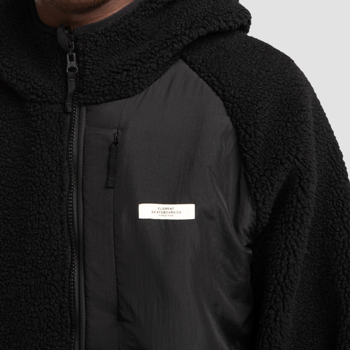 Element Wolfe Reversible Sherpa Jacket Flint Black