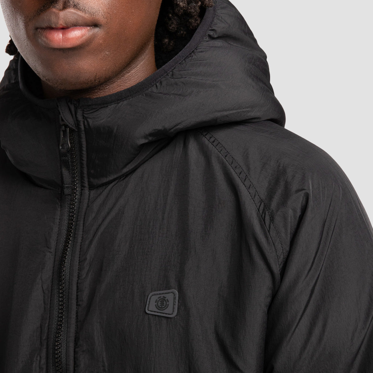 Element Wolfe Reversible Sherpa Jacket Flint Black