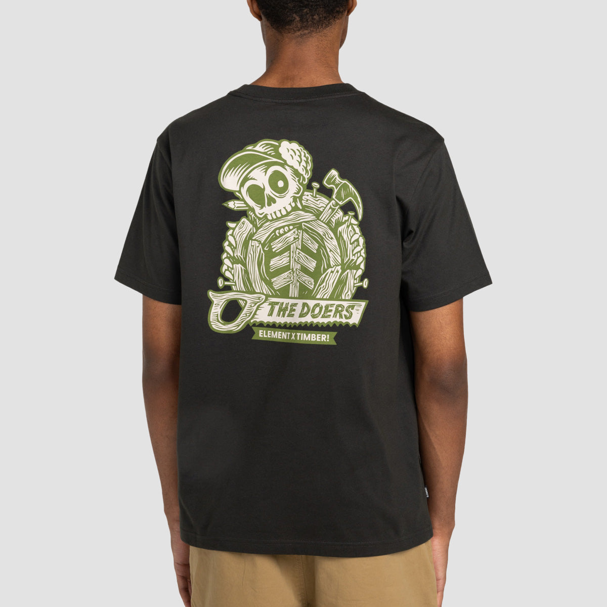 Element X Timber Icon T-Shirt Off Black