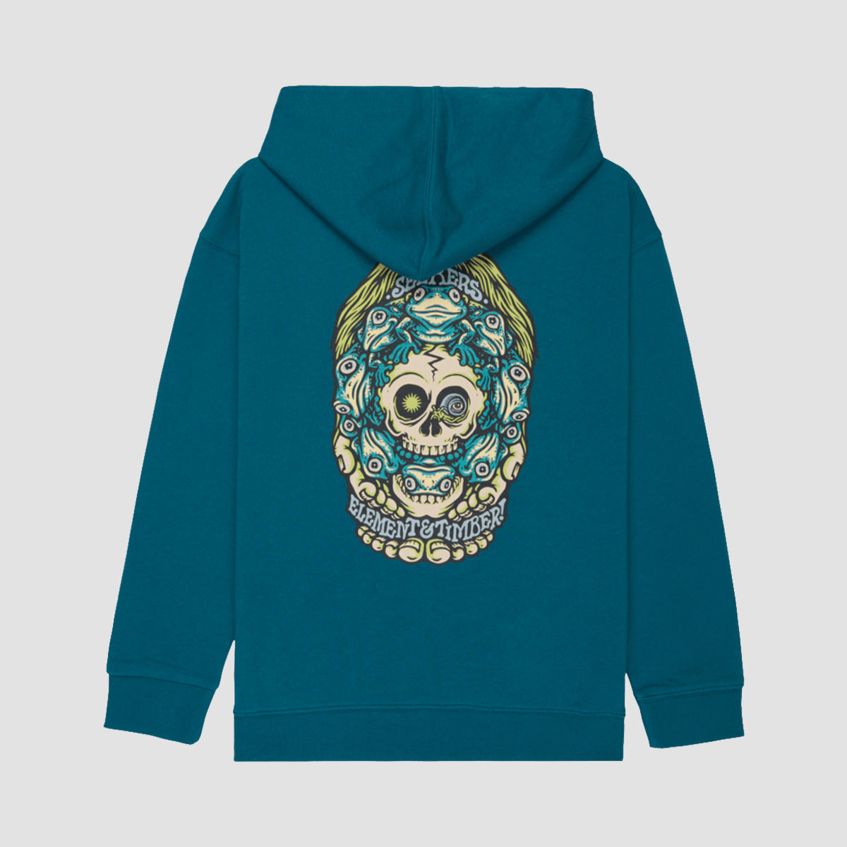 Element X Timber Orbit Pullover Hoodie Mallard Blue - Kids