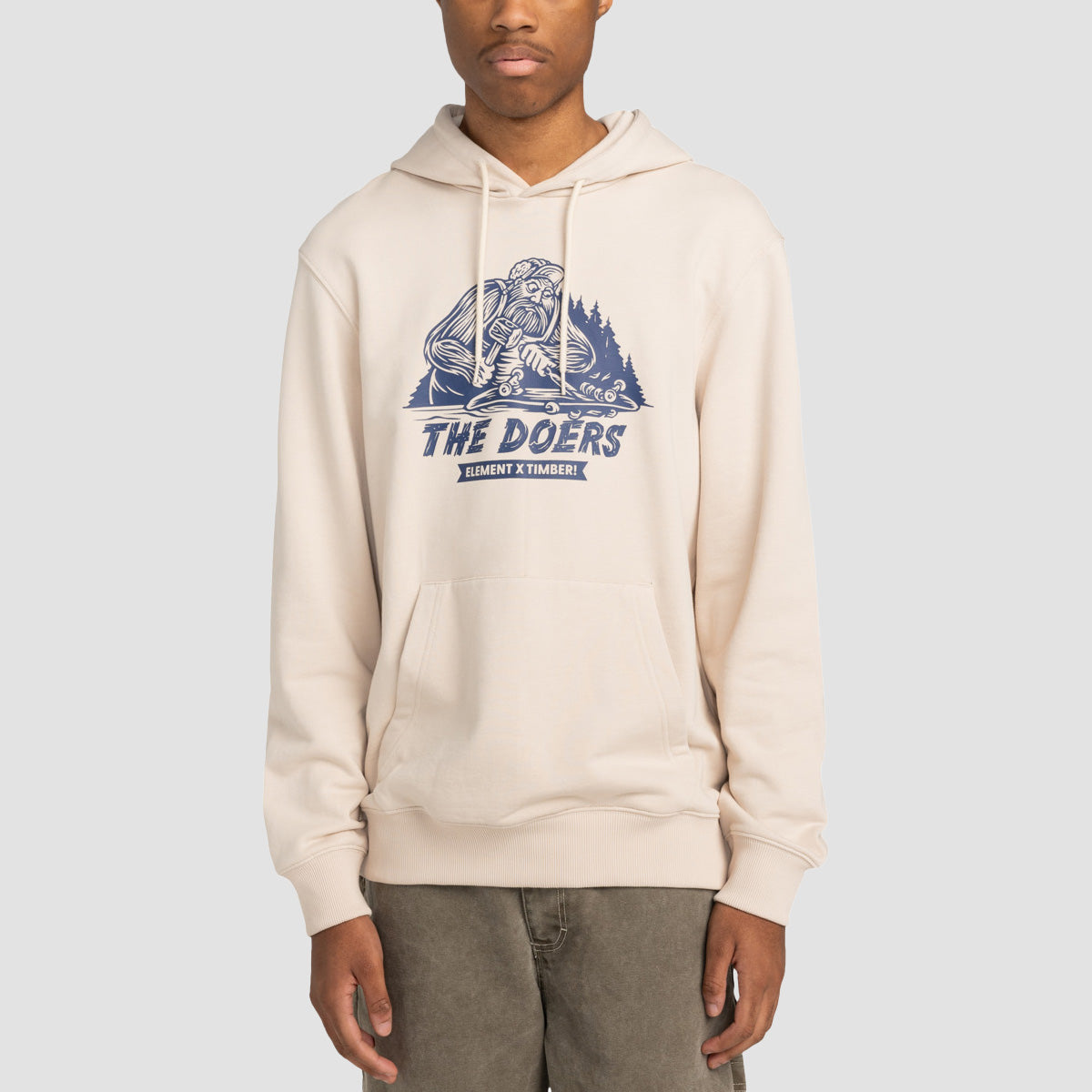 Element X Timber Shaper Pullover Hoodie Oat Milk